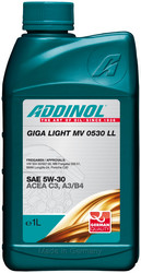 ������ �������� ����� Addinol Giga Light (Motorenol) MV 0530 LL 5W-30, 1� ������������� | ������� 4014766072573